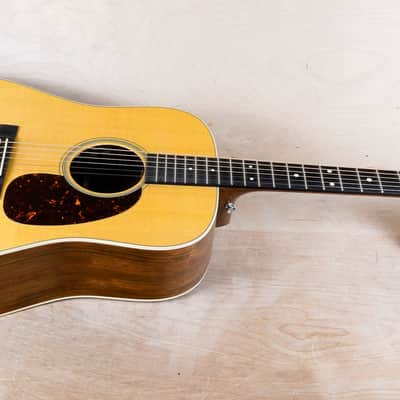 Martin D Special Ovangkol Dreadnought AE 2018 Natural USA Nazareth PA w/ Hard Case, Paperwork image 4
