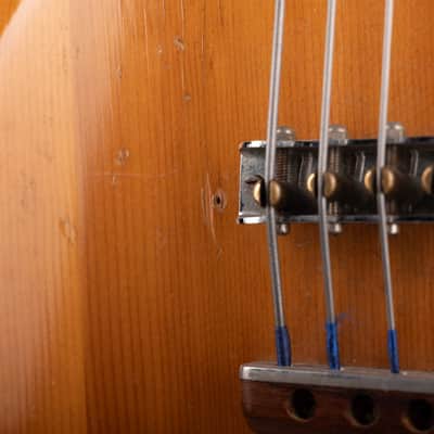 Vintage 60's Mosrite Joe Maphis Bass Natural With OHSC image 8
