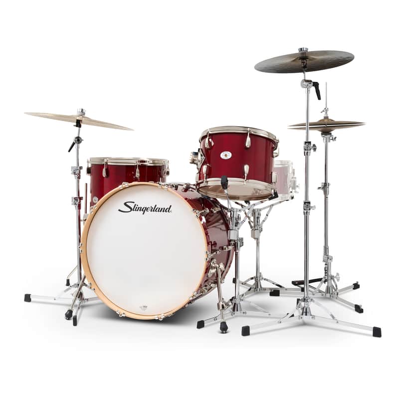 Slingerland Studio King Drum 22-13-16in - Royal Crimson Lacquer image 1