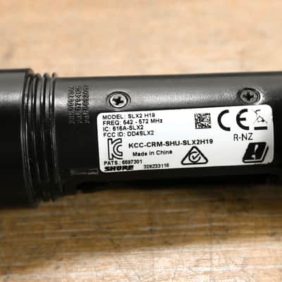 Shure SLX24/SM58 Handheld Microphone System - H19 Band NO POWER SUPPLY CG012NT image 8