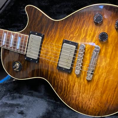 HERITAGE 20th ANNIVERSARY H150 KALAMAZOO USA LES PAUL STYLE R9 CUSTOM SHOP QUILT TOP 2005 TOBACCO BURST image 4