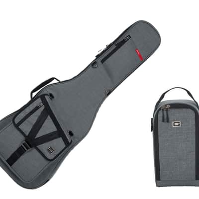 Gator GT-ELECTRIC-GRY Electric Guitar Bag - Light Gray + Add-On Accessory Bag image 1