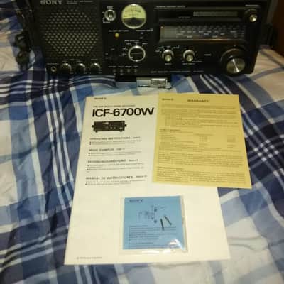 Vintage SONY ICF-6700W Shortwave Radio - Original manual, warranty. See Description Below image 2