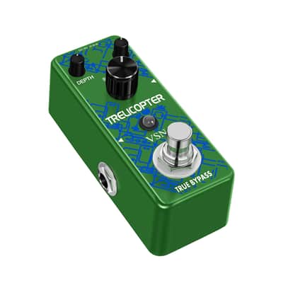 VSN Guitar Tremolo Effect Pedal of Classic Trelicopter Effects Tremolo Pedals for Electric Guitar Effect True Bypass image 9