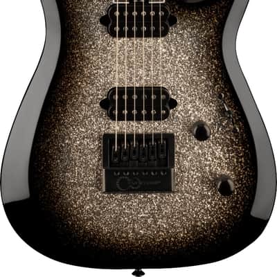 Jackson Pro Plus Series DK Modern EVTN6 Electric Guitar, Ebony Fingerboard, Silver Sparkle image 1