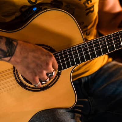 Washburn AG70CEK Apprentice Series Mahogany Neck 6-String Acoustic-Electric Guitar w/Hard Case image 11