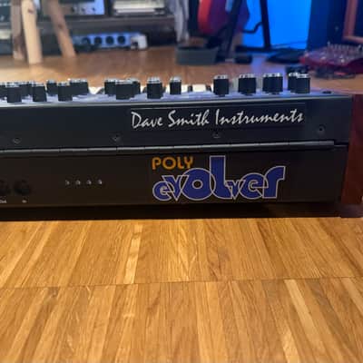 Dave Smith Instruments Poly Evolver 61-Key 4-Voice Polyphonic Synthesizer 2005 - 2011 - Blue with Wood Sides image 4