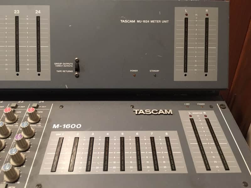 Tascam M-1600 (24-Track/8-Buss Console & Meter Bridge) | Reverb