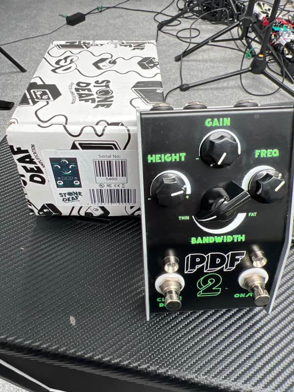 Stone Deaf FX PDF-2 Parametric Distortion 2010s - Black image 1