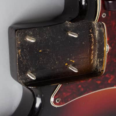 Fender Precision Bass Solid Body Electric Bass Guitar (1963), ser. #92338, black tolex hard shell case. image 14