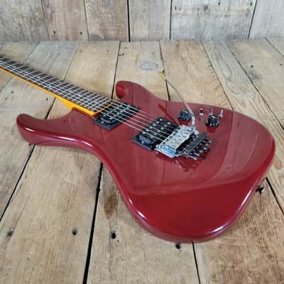 Kramer Pacer with Floyd Rose Trem - Burgundy 1980s image 12