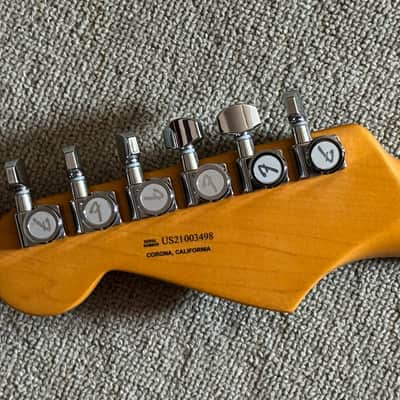 2021 Limited edition Fender American Ultra Stratocaster Denim Burst image 8
