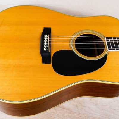 Martin D-35 1976 Natural Vintage Dreadnought Acoustic w/ OHSC image 4