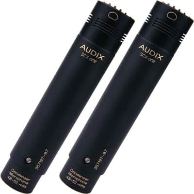 Audix SCX1 Small Diaphragm Cardioid Condenser Microphone Matched Stereo Pair