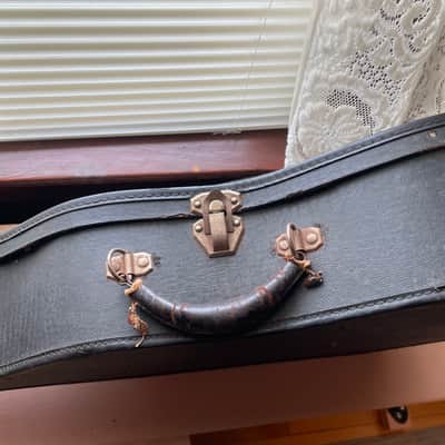 vintage Geib Challenge case for parlor guitar acoustic martin image 6
