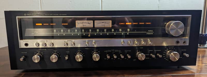 Pioneer SX-5590 Vintage Stereo Receiver European Black Face