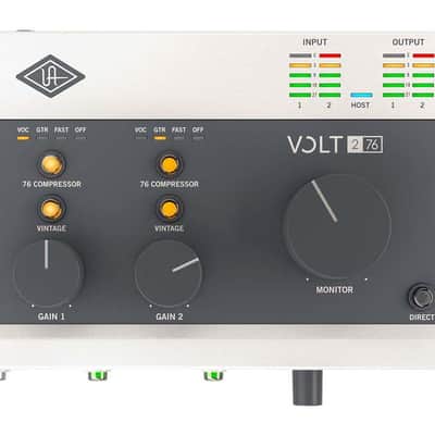 Universal Audio Volt 276 USB 2.0 2-In/2-Out Interface w/ Vintage Preamp Mode & Built-In Compressor image 1