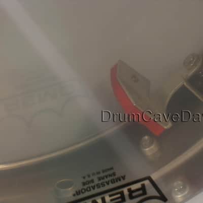 VINTAGE 1962-63 SUPER LUDWIG 400 5X14" COB (CHROME OVER BRASS) SNARE DRUM pre-LM400, COB HOOPS!!! image 9