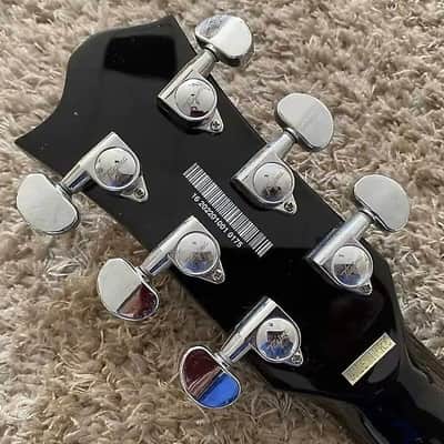 Glossy Black Tagima Classical Guitar Nylon String, Spruce Top Top Mahogany Body with Neck, Rosewood Fingerboard image 13