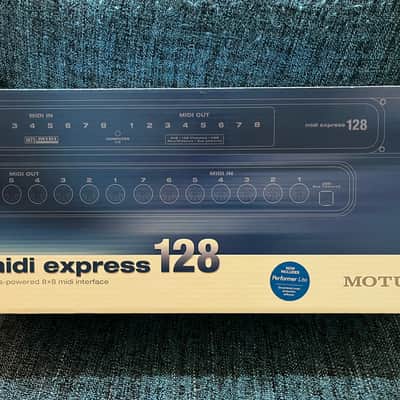 MOTU MIDI Express 128 USB MIDI Interface 2006 - Present - Black image 7
