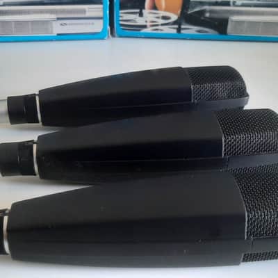 Set of 3x Sennheiser MD 421-U4 Cardioid Dynamic Microphones with Matched Serials 1960s - 1990s - Black image 11