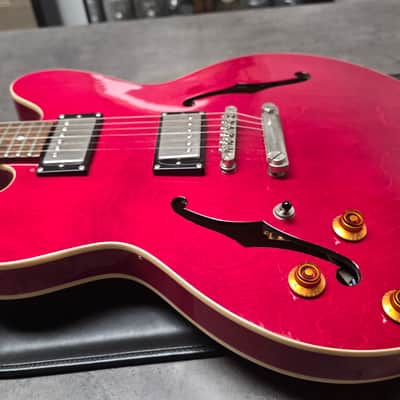 Epiphone ES-335 DOT LH Left Hand Cherry Red HARD CASE Lefty Handed 335 ES335 Semi-Hollowbody Hollow Body Electric Guitar image 7