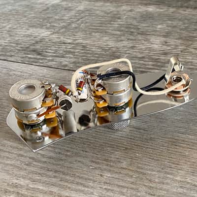 Fender Jazz Bass 1960 Loaded Stacked Knob Harness LUXE Capacitors Allen Bradley image 2