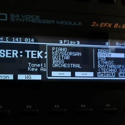Graphic Display Upgrade - Roland XV-5080 Custom (Negative) Black LED Graphic Display ! image 5
