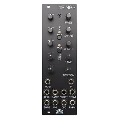 Michigan Synth Works NanoRings (Rings) Eurorack Resonator Module (Black) image 1