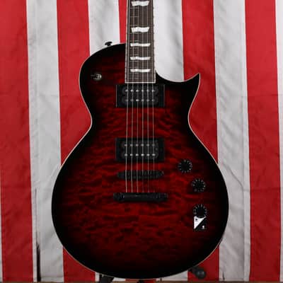 ESP LTD EC-256 QM - See Thru Black Cherry Sunburst image 1