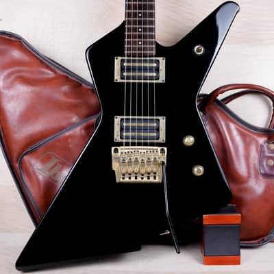 Ibanez Destroyer II DT330 MIJ 1985 Black Vintage Made in Japan Fujigen w/ Bag image 1