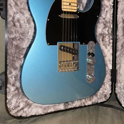 2020 Fender Player Telecaster with Maple Fretboard Tidepool w/HSC, strap, alt. parchment pick guard. image 1
