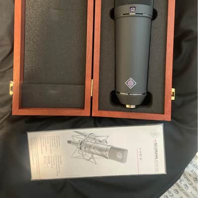 Neumann U 87 Ai mt Large Diaphragm Multipattern Condenser Microphone 1986 - Present - Matte Black image 1