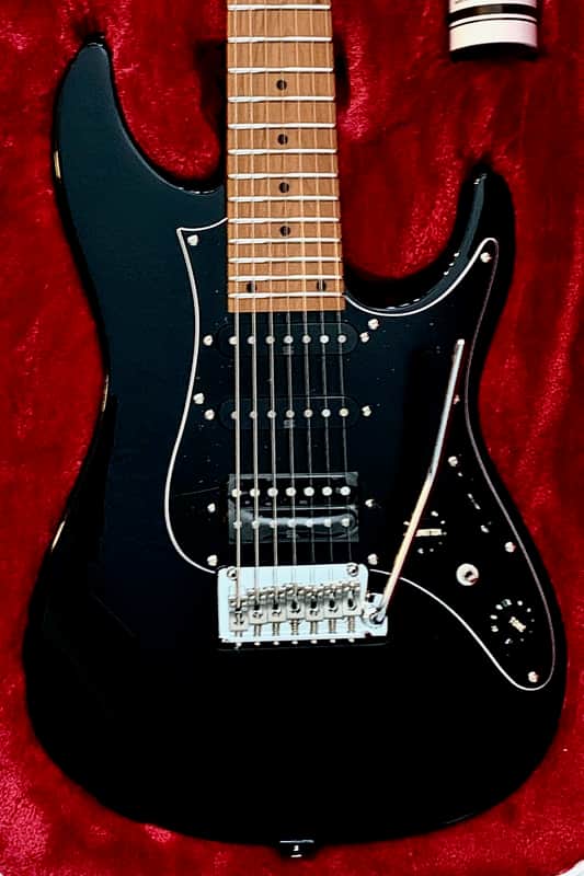 Ibanez AZ 24047 Prestige Gloss Black 7 String Guitar Made in Japan