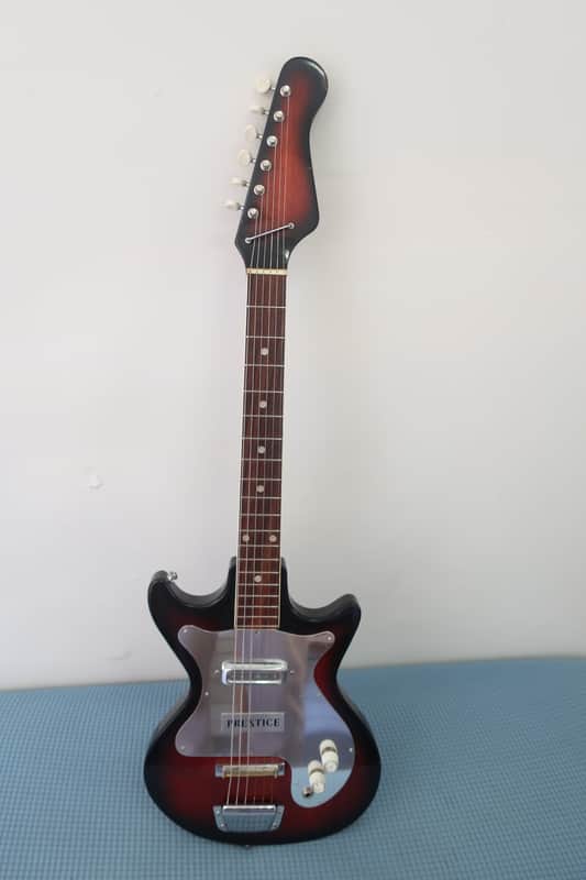 Time Warp Clean Vintage 1960s Teisco Bizarre Guitar Kawai S1 S70 1 PU Awesome Rare Stock Wicked Design Kingston Norma Zim-Gar image 1