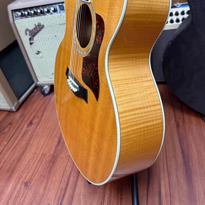 Taylor 615 Jumbo Acoustic Electric Guitar-1993- USA - Natural - Flame Maple w/OHSC image 7