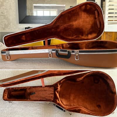Vintage 1970's Ovation Deep Bowl Acoustic Guitar Case Round Back Brown USA - No Guitar CASE ONLY image 21