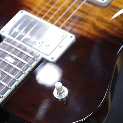 PRS S2 McCarty 594 Singlecut Black Amber Pattern Vintage Electric Guitar w/Bag image 13