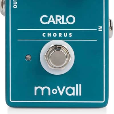 Movall MP-112 Carlo Chorus Guitar Effect Pedal Chorus True Bypass MoVall MP112 2024 - Teal image 1
