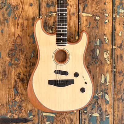 Fender American Acoustasonic Stratocaster - Natural image 3