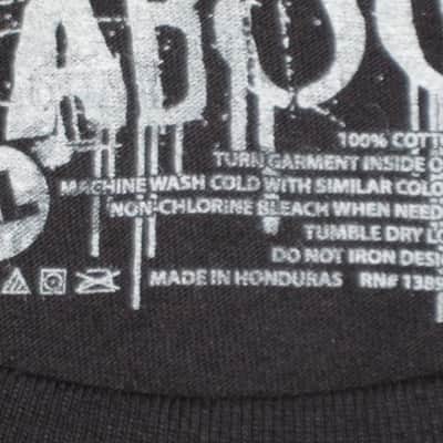 new old stock (NO paper hang-tag) A+ Taboo Rock Rock and Roll Guitar Heaven Shirt (XL) Black T shirt w/ many iconic guitars graphic (NO packaging) image 5