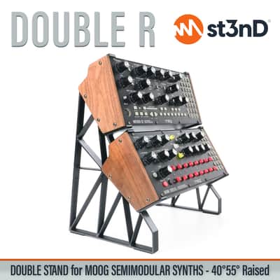 DOUBLE STAND for MOOG Semi-Modular Synths (40° and 55°) - Raised (by 75mm) image 1