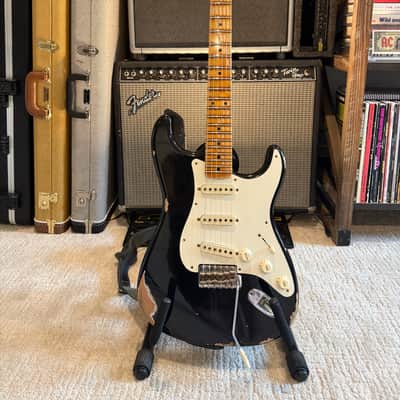 Fender Custom-Shop Stratocaster Heavy Relic (Black) 1959 (Reissue) - Relic image 1