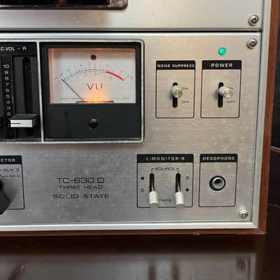 Sony TC-630D 3 Head Reel to Reel Tape Recorder Powers On Reels Spin image 3
