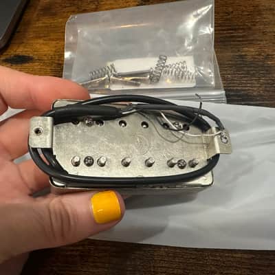 Lindy Fralin Pure P.A.F Humbucker Neck Pickup - Raw Nickel image 5