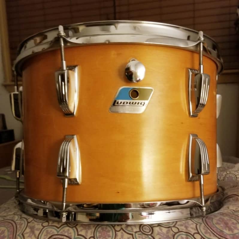 Ludwig 9x13 Six Ply tom Late 70s-early 80s - Thermogloss Natural Maple image 1