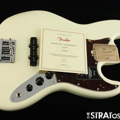 Fender American Professional II Jazz J Bass LOADED BODY V-Mod II Olympic White image 2