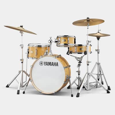 Yamaha Stage Custom Hip 4-Piece Drum Shell Pack (Natural Wood) image 1