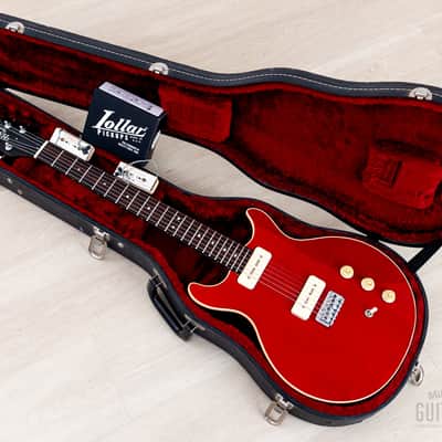 1982 Hamer USA Sunburst Special Double Cut Flame Top Custom Order w/ Lollar P-90s, Case image 20