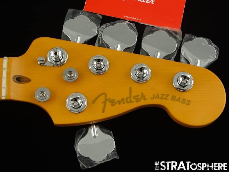 Fender American Ultra II Jazz BASS V 5 String NECK + TUNERS, Modern image 1